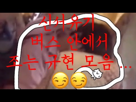 [신서유기/규현] 버스안에서 조는 규현 모음..😏