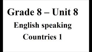 Grade 8 Unit 8 Task 1