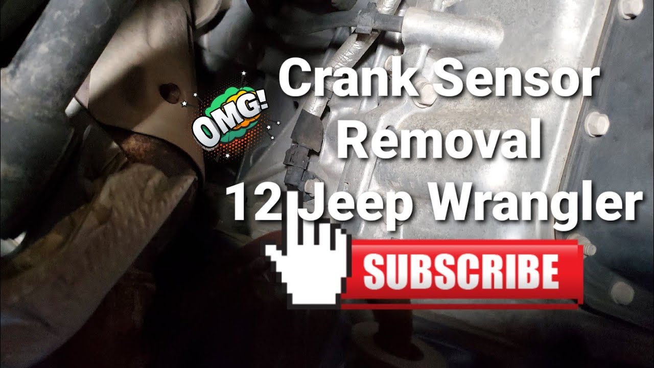 How to: Remove a Crankshaft position sensor 2012 Jeep Wrangler - YouTube