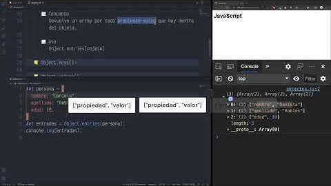 Curso JavaScript - Objetos, recorrer objetos parte #2