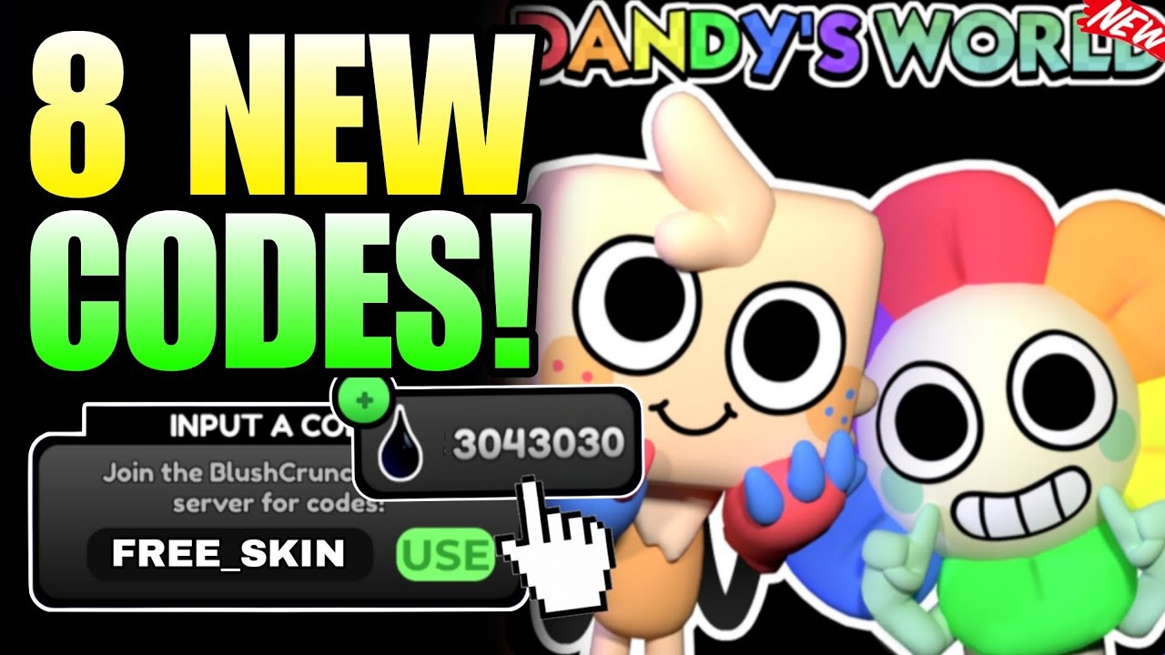 NEW CODES ALL WORKING CODES FOR DANDY S WORLDIN 2026 FEBRUARY 