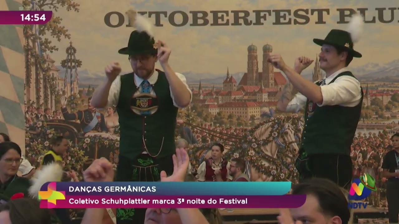 Danças germânicas: Coletivo Schuhplattler marca 3ª noite do festival