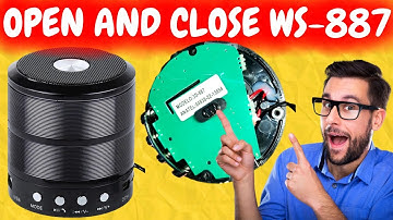 HOE JE DE WS 887 MINI BLUETOOTH-SPEAKER STAP VOOR STAP OPEN EN SLUIT