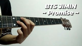 BTS Jimin - Promise (guitar cover)