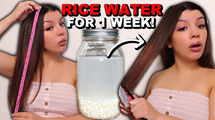 7 DAYS OF RICE WATER FOR HAIR GROWTH | BEFORE AND ...
