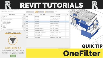 OneFilter in Revit | Quik Revit Tip
