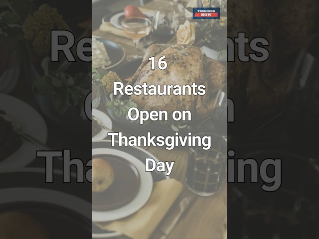 Best Places Open for Thanksgiving Dinner Near You 3 sddefault