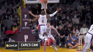 LeBron Skies In For EMPHATIC BLOCK & Gives Mutombo Finger Wag!