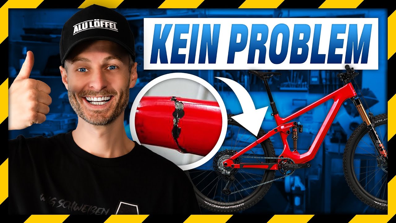 JA das geht Fahrradrahmen Reparieren Schweien Tipps & Tricks