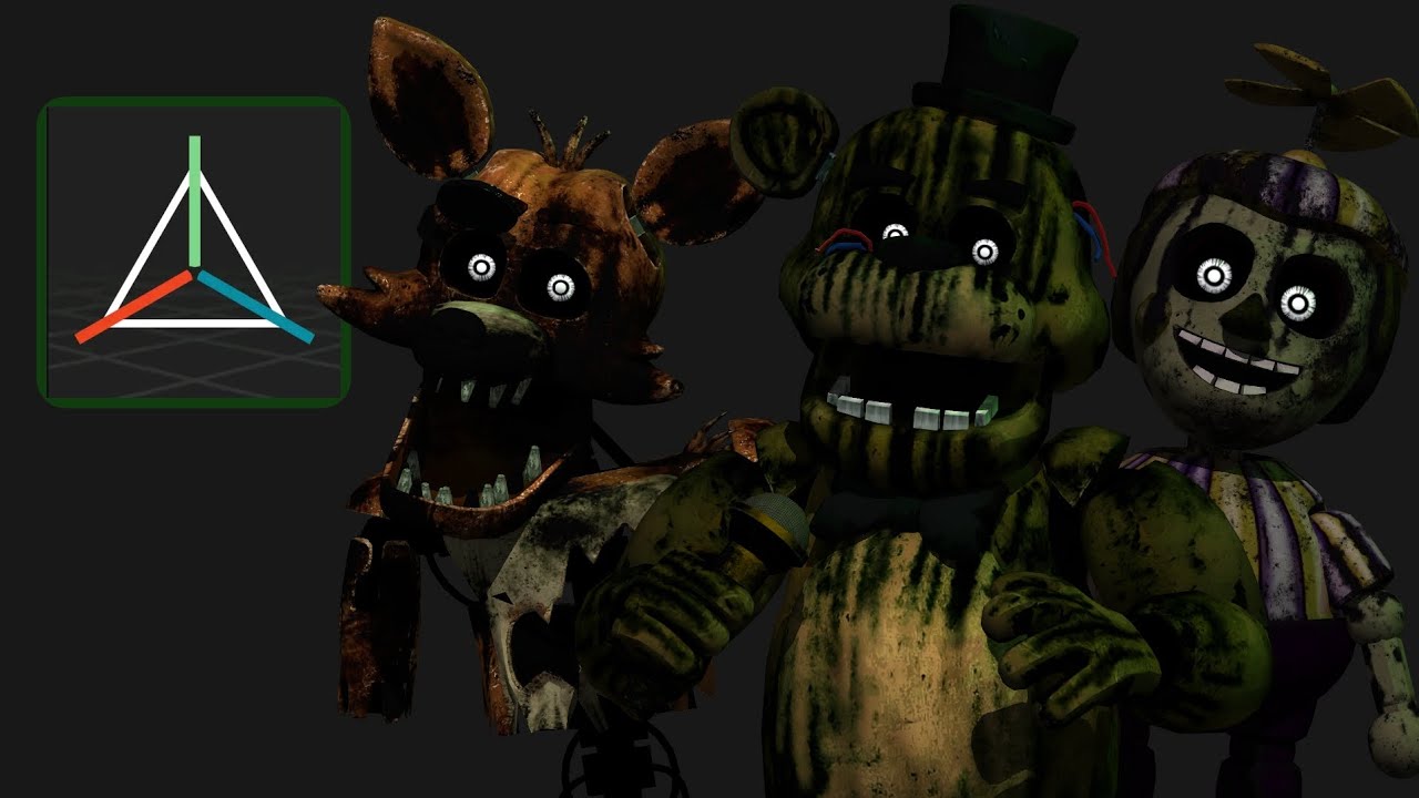 FNaF 1 v2 for PRISMA 3D - Improved and Optimized HW Models - DOWNLOAD (P3D)  