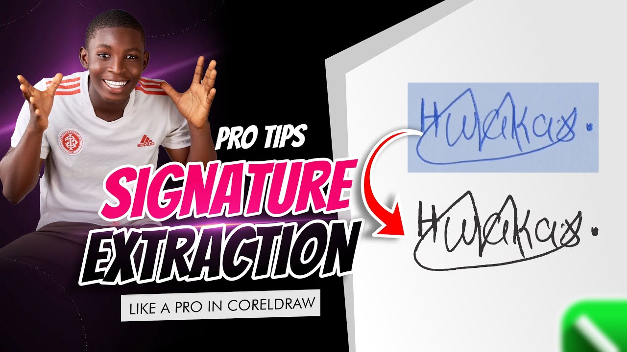 HOW TO EXTRACT SIGNATURES IN  CORELDRAW