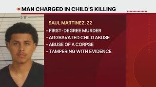 Father arrested after toddler's body found in suitcase near river