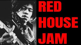 Red House Jam Jimi Hendrix Style Psychedelic Blues Guitar Backing Track (Bb Blues) chords