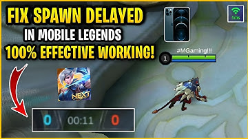 How To Fix Spawn Delay In Mobile Legends [ Patch Kung Fu ] 100% Faster Run Loading!