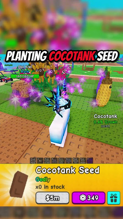 Planting Cocotank Seed in Plants vs BrainrotJandel's new game #roblox #plantsvsbrainrot #ayeshavilla