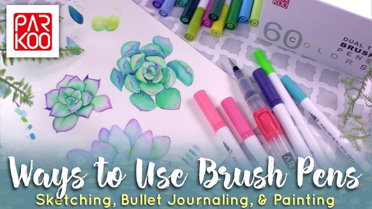 The Best Ways to Use Watercolor Brush Pens - Beebly's Watercolor Painting