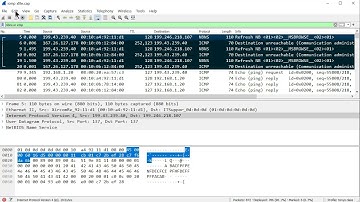 wireshark icmp or nbns and mark