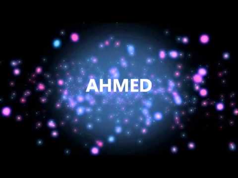 HAPPY BIRTHDAY AHMED!