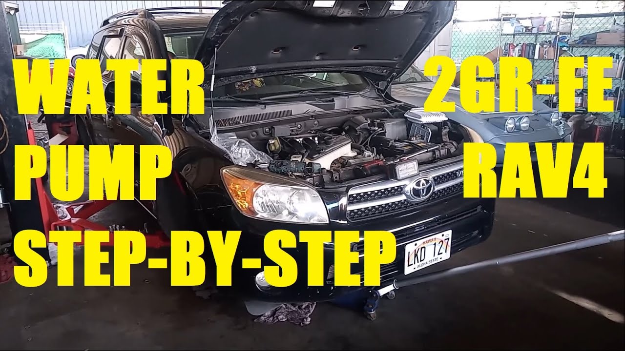 How To Replace The Water Pump - 2008 Toyota RAV4 2GR-FE 3.5 V6, Camry