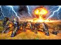 EPIC FORGE OF RUIN: CHAOS DWARFS vs NURGLE - Titanic Cinematic Battle 4K