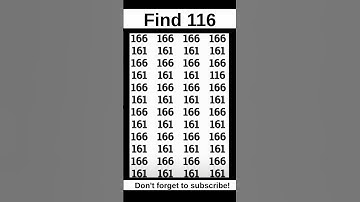 🔍 Test Your Observation Skills With This Fast Number Game #short