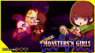 Super Monsters and Girls - Compilation all stages - gameplay