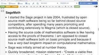 2014-03-31 - SageMath class at Univ of Washington -- lecture 1