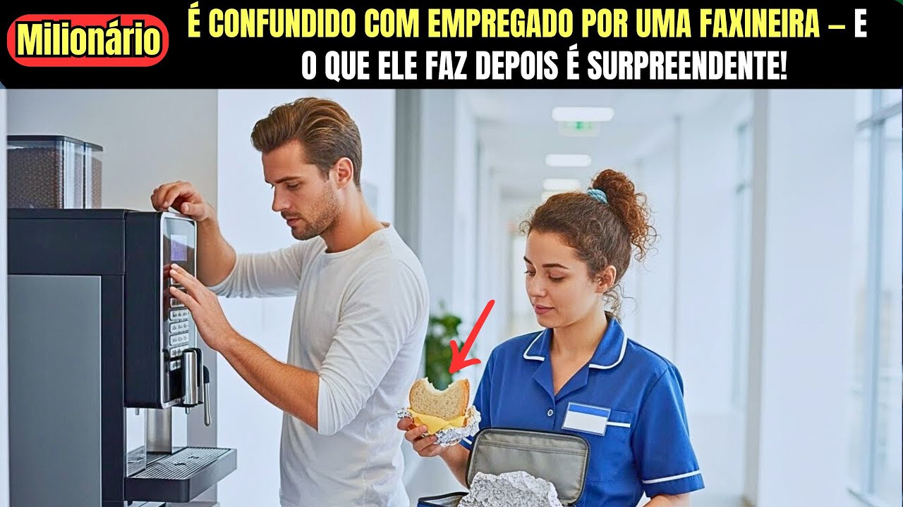 MILIONÁRIO É CONFUNDIDO COM EMPREGADO POR UMA FAXINEIRA — E O QUE ELE FAZ DEPOIS É SURPREENDENTE!