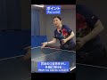 【中国卓球入門】初級者向けフォアツッツキ解説 (Forehand Push Quick Guide) #shorts