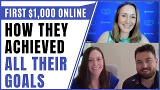 How Jordan and Simone Achieved All Their Goals (And Earned Their First $1000 Online)