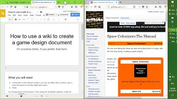 How to Use a Wiki to Create a Game Design Document
