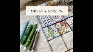 8th September 2026 daily stitching - stitch a little conifer tree