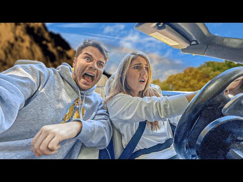 خليتها تسوق في الجبل اكثر يوم مرعب