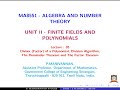 MA8551-ANT # Unit-2 # Lecture 5 # Divisor(Factor), Division algorithm, Remainder Thm & Factor Thm
