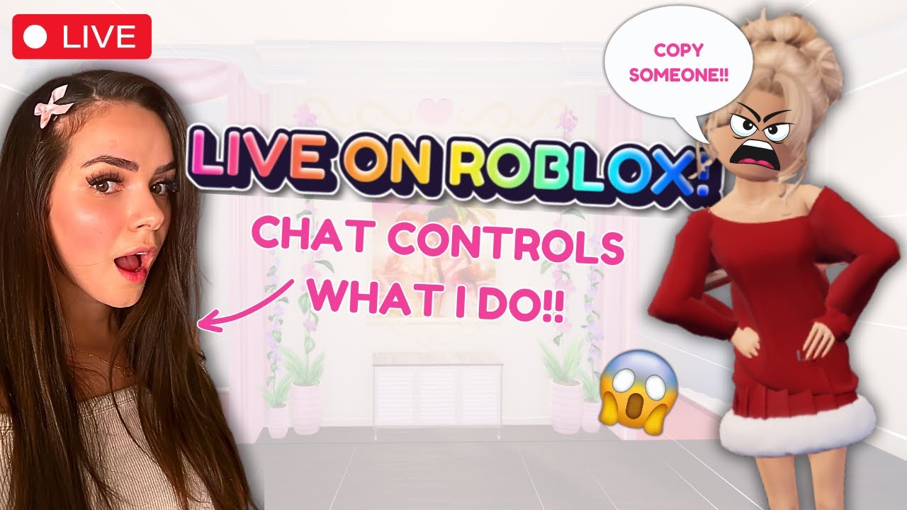 🔴 LIVE ON ROBLOX! PLAYING WITH VIEWERS! CHAT CONTROLS ME!! - YouTube