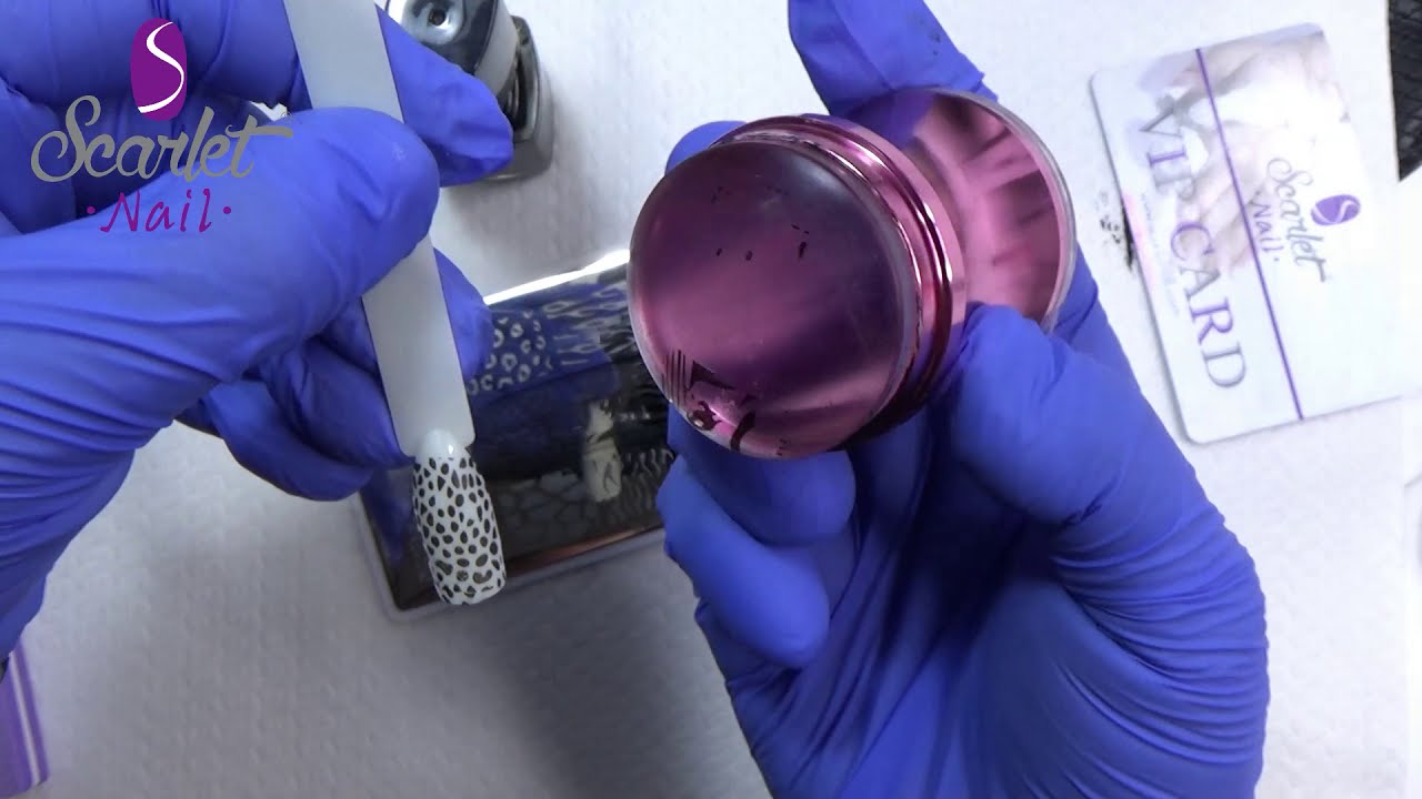 STAMPING Nail Art passo passo Scarlet Nail Tonia Russo