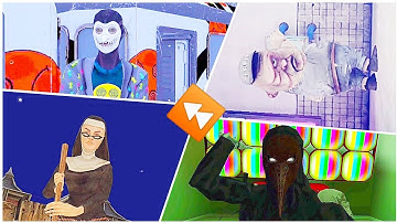 ⏪Reverse Death Ending⏪| Smiling X Corp 2 Vs Smiling X Zero Vs A Stranger Place Vs Evil Nun 2