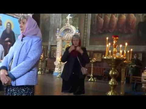 Поклонение мощам святителя Тихона Задонского.
