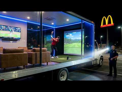 I Built a Secret Man Cave In a Moving Truck