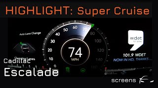 Cadillac Escalade | Automatic lane change (Super Cruise)