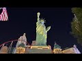 Las Vegas Strip WALKING TOUR + NEW Statue of Liberty Face Mask “VEGAS SAFELY”