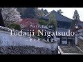 奈良の絶景】東大寺 二月堂の春：Todaiji Nigatsudo in Spring - YouTube
