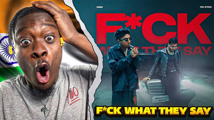 F*CK WHAT THEY SAY | King & MC STΔN | Monopoly Moves | 🇮🇳🔥 Official Music Video REACTION