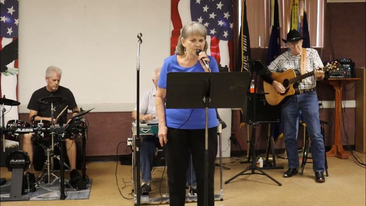 Hazel Burlew singing at the American Legion Jam, "The Bed You Made For