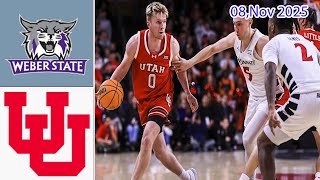 Utah vs Weber State FULL GAME Highlights | College basketball | Ncaa basketball highlights