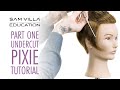PART ONE - Undercut Pixie Haircut Tutorial - Tips for a Better Blend with the Top