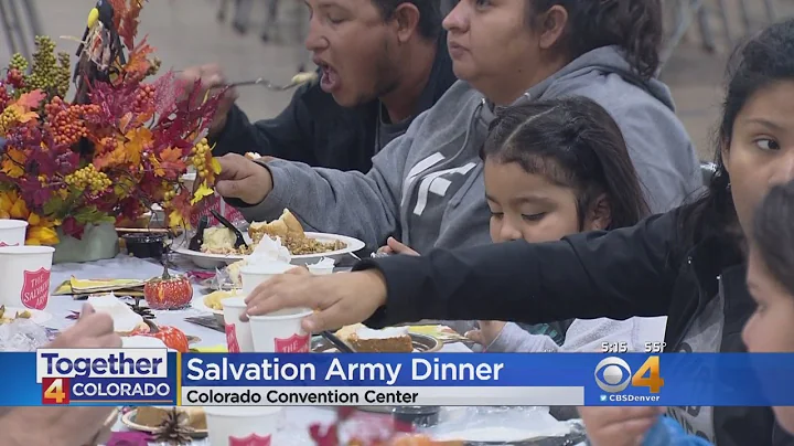 Salvation Army Hosts Thanksgiving Dinner For Families