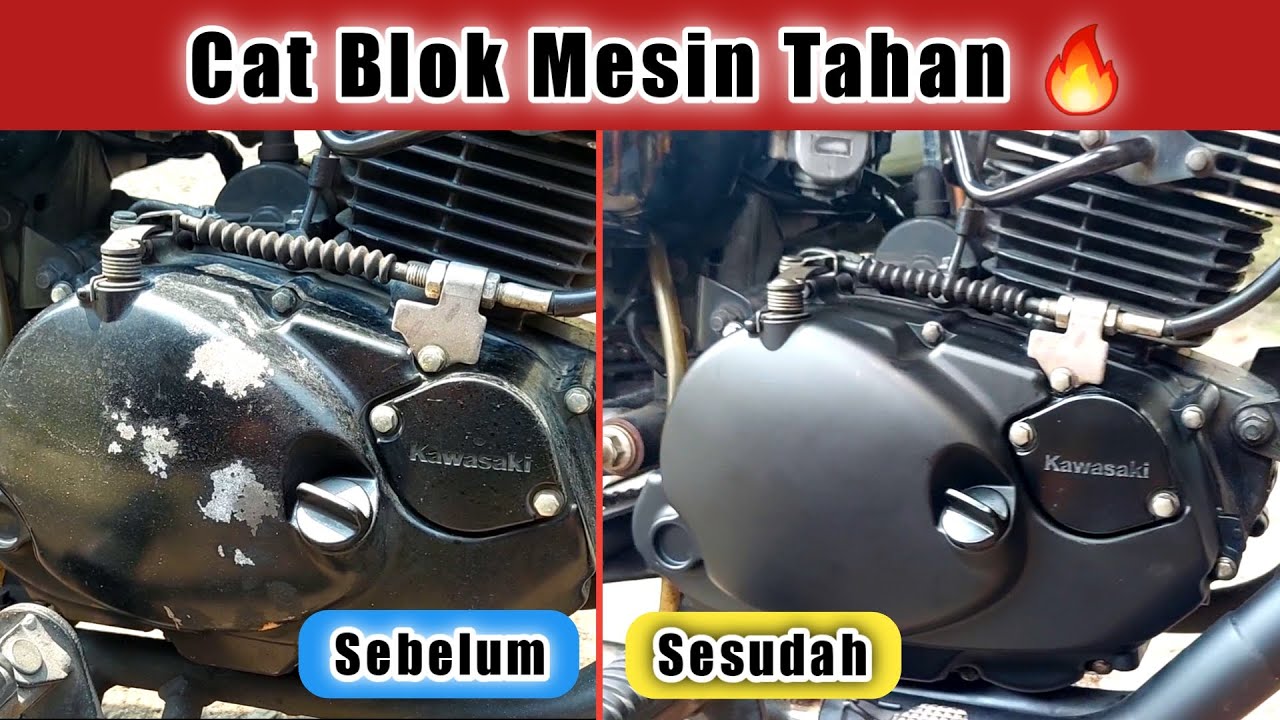 Cat Blok Mesin Motor Tahan Panas Pakai Diton Hi Temp Black
