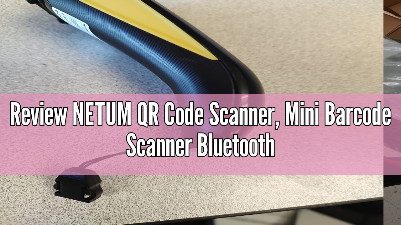 Review NETUM QR Code Scanner, Mini Barcode Scanner Bluetooth Compatible ...