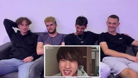 JIN THE SHYEST MEMBER OF BTS REACTION | MTF ZONE REACTS